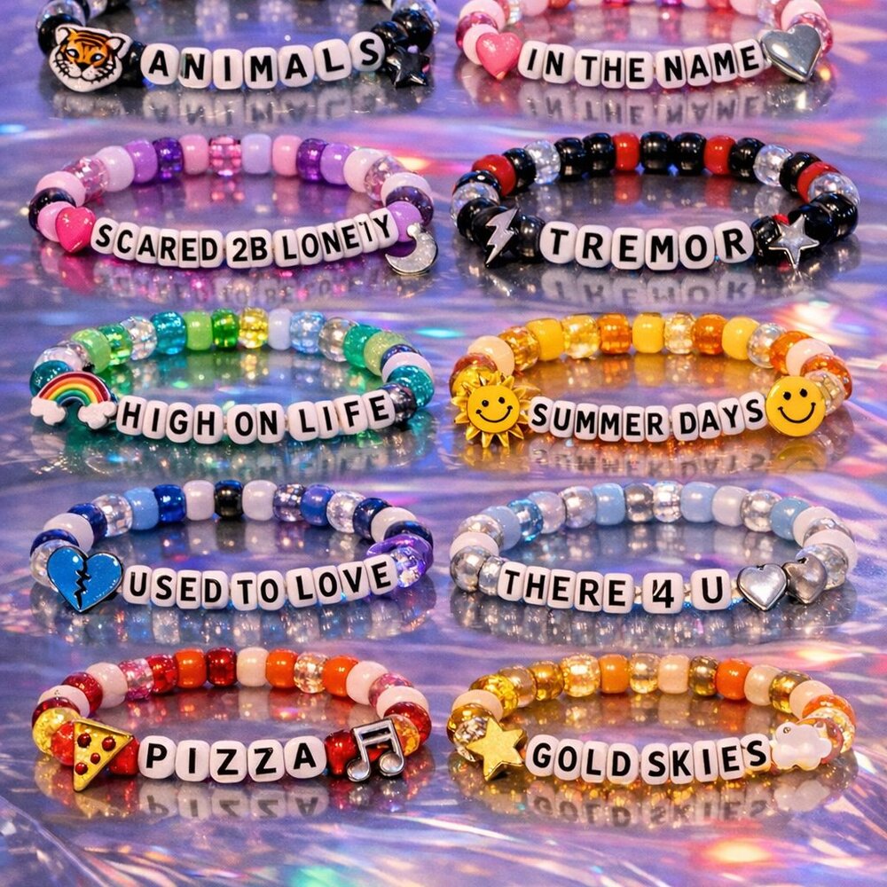 MARTIN GARRIX | set of 10 Kandi festival / rave beaded bracelets
